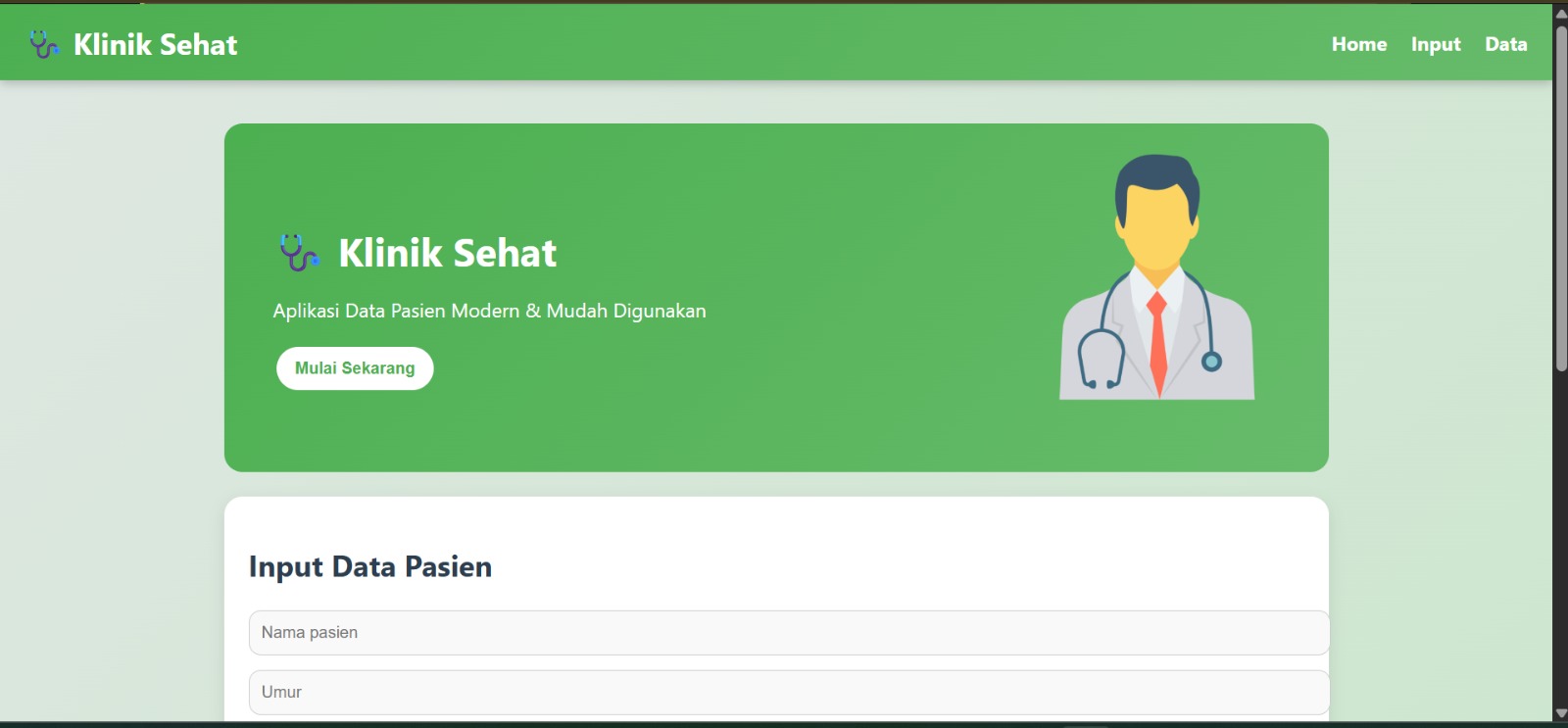 Web Administrasi Puskesmas/Klinik
